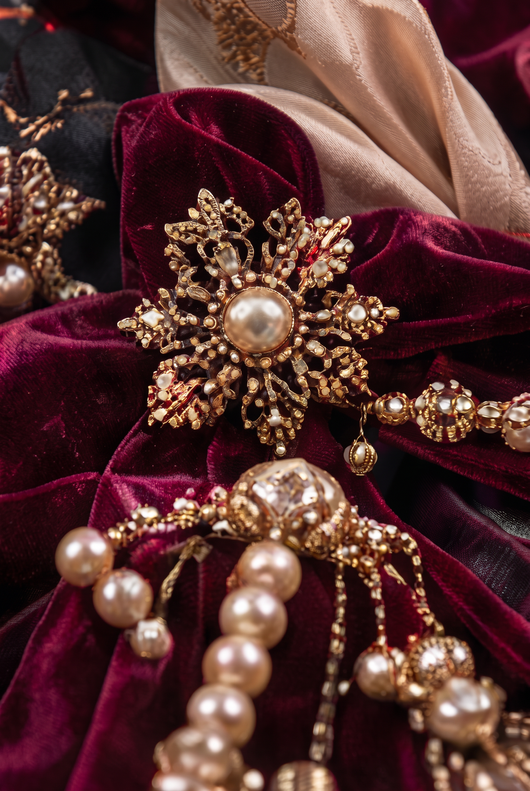 Brooch and accessory styling detail